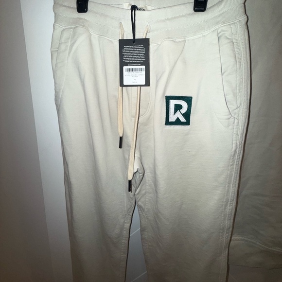 Buck Mason Brushed Loopback Hoodie Sweatpants Set XS Ryan Aviation Heathered Oat - Picture 6 of 11